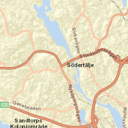 Södertälje Street Map