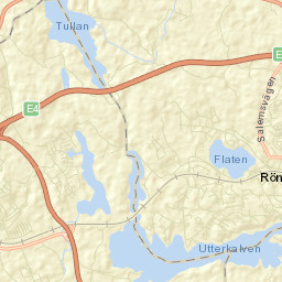 Rönninge Street Map