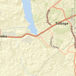 Tullinge Street Map