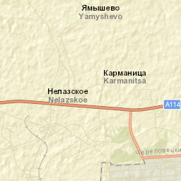 Nelazskoye Street Map