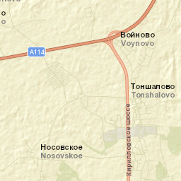Tonshalovo Street Map
