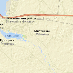 Sheksna Street Map