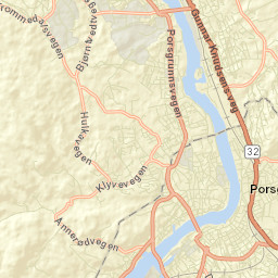 Porsgrunn Street Map