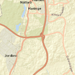Handen Street Map