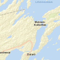 Dalarö Street Map