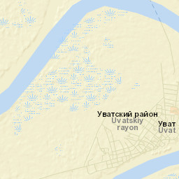 Uvat Street Map