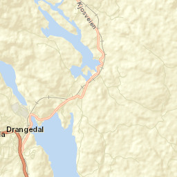 Drangedal Street Map