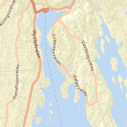 Sandefjord Street Map