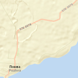 Pozhva Street Map
