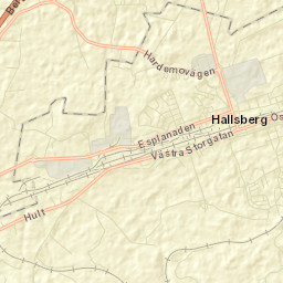 Hallsberg Street Map