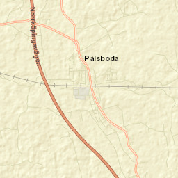 Pålsboda Street Map