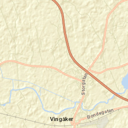 Vingåker Street Map