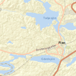 Flen Street Map