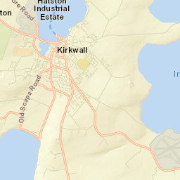 Orkney Street Map