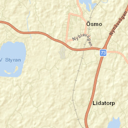 Ösmo Street Map