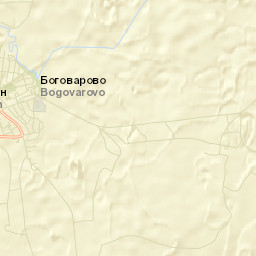 Bogovarovo Street Map