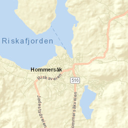 Hommersåk Street Map
