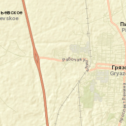 Gryazovets Street Map