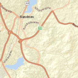Sandnes Street Map