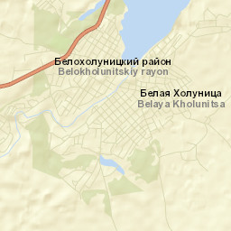 Belaya Kholunitsa Street Map