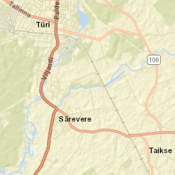 Särevere Street Map