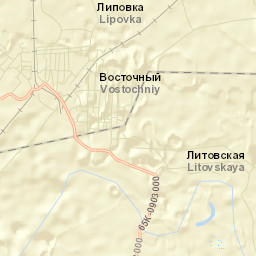 Vostochnyy Street Map