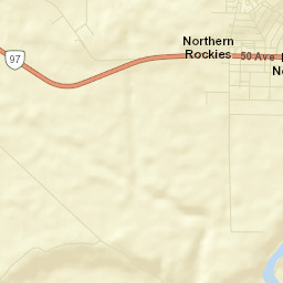 Fort Nelson Street Map