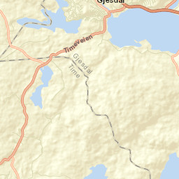 Gjesdal Street Map