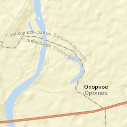 Slobodskoy Rayon Street Map