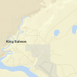 King Salmon Alaska Street Map