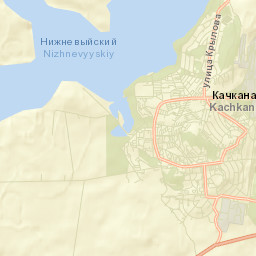 Kachkanar Street Map
