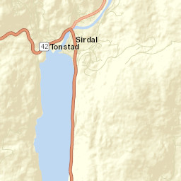 Tonstad Street Map