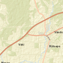 Vändra Street Map