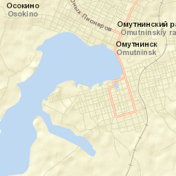 Omutninsk Street Map