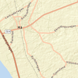 Varhaug Street Map