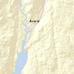 Åseral Street Map