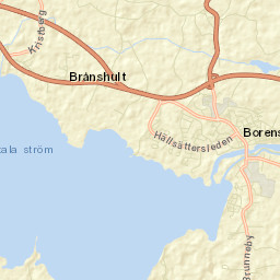 Borensberg Street Map