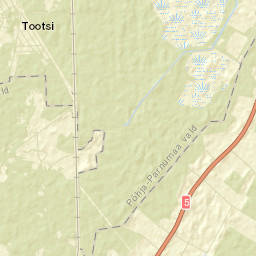 Tootsi Street Map