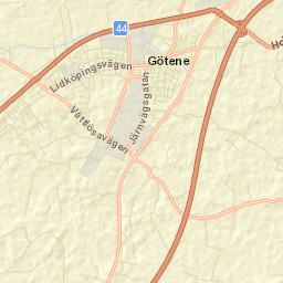 Götene Street Map