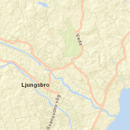 Ljungsbro Street Map