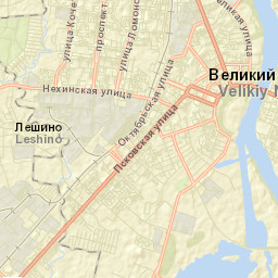 Velikiy Novgorod Street Map