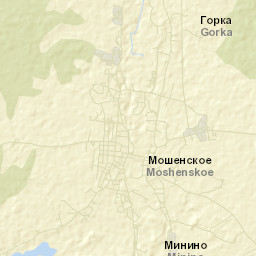 Moshenskoye Street Map