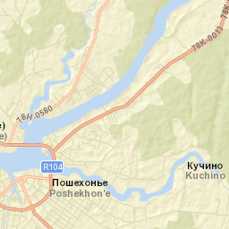Poshekhon’ye Street Map