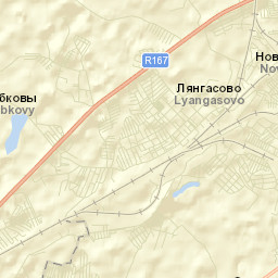 Lyangasovo Street Map