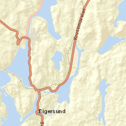 Eigersund Street Map