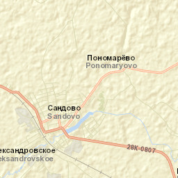 Sandovo Street Map