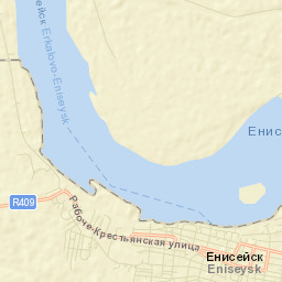 Yeniseysk Street Map