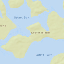 Bartlett Cove Alaska Street Map