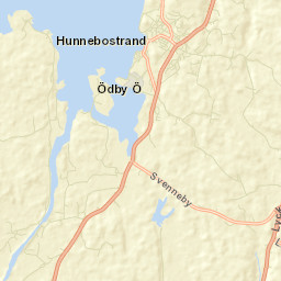 Hunnebostrand Street Map