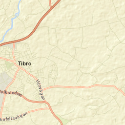 Tibro Street Map
